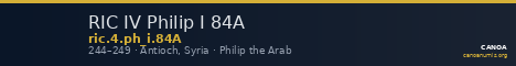 RIC IV Philip I 84A — CANOA