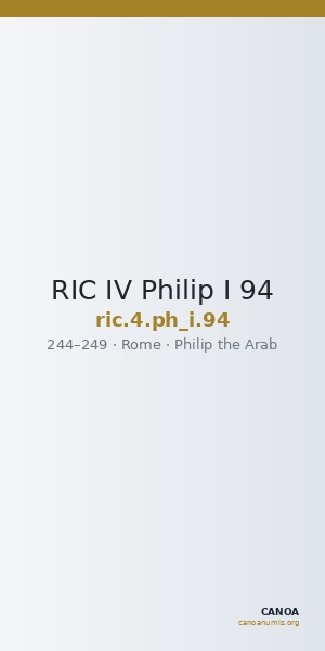 RIC IV Philip I 94 — CANOA