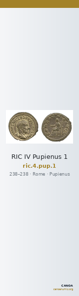 RIC IV Pupienus 1 — CANOA