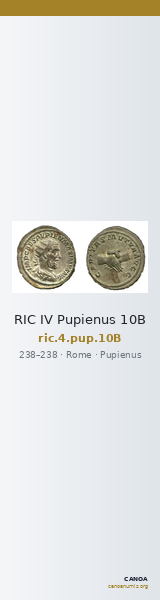 RIC IV Pupienus 10B — CANOA