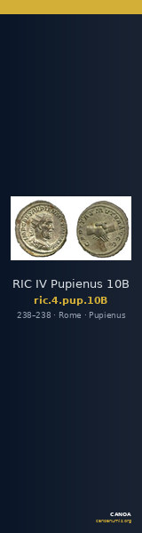 RIC IV Pupienus 10B — CANOA