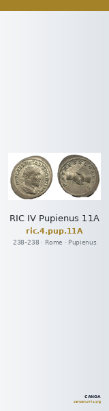 RIC IV Pupienus 11A — CANOA