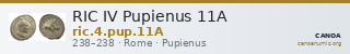RIC IV Pupienus 11A — CANOA