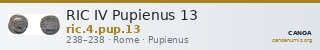 RIC IV Pupienus 13 — CANOA