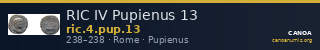 RIC IV Pupienus 13 — CANOA