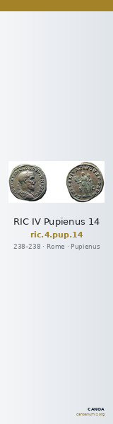 RIC IV Pupienus 14 — CANOA