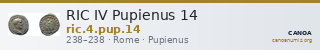 RIC IV Pupienus 14 — CANOA