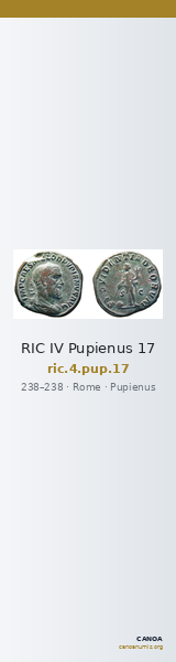 RIC IV Pupienus 17 — CANOA