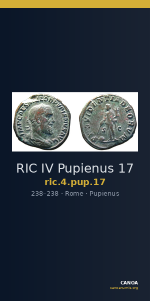 RIC IV Pupienus 17 — CANOA