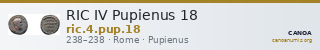 RIC IV Pupienus 18 — CANOA