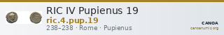 RIC IV Pupienus 19 — CANOA