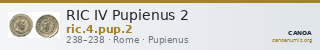 RIC IV Pupienus 2 — CANOA