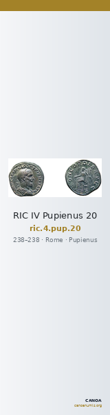 RIC IV Pupienus 20 — CANOA