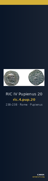 RIC IV Pupienus 20 — CANOA