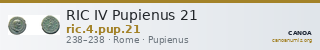 RIC IV Pupienus 21 — CANOA