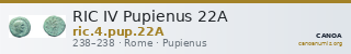 RIC IV Pupienus 22A — CANOA