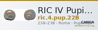 RIC IV Pupienus 22B — CANOA