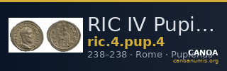 RIC IV Pupienus 4 — CANOA