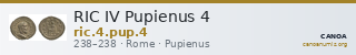 RIC IV Pupienus 4 — CANOA