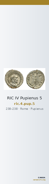 RIC IV Pupienus 5 — CANOA