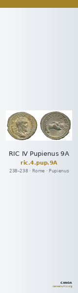 RIC IV Pupienus 9A — CANOA