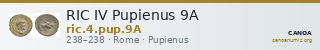 RIC IV Pupienus 9A — CANOA