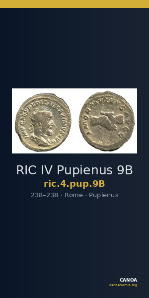 RIC IV Pupienus 9B — CANOA