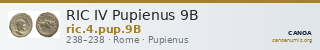 RIC IV Pupienus 9B — CANOA