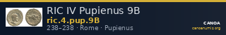 RIC IV Pupienus 9B — CANOA