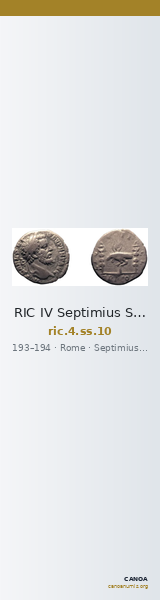 RIC IV Septimius Severus 10 — CANOA