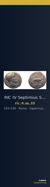 RIC IV Septimius Severus 10 — CANOA