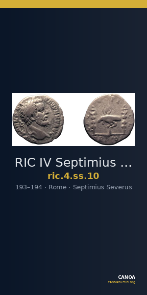 RIC IV Septimius Severus 10 — CANOA