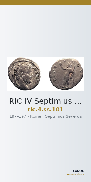 RIC IV Septimius Severus 101 — CANOA