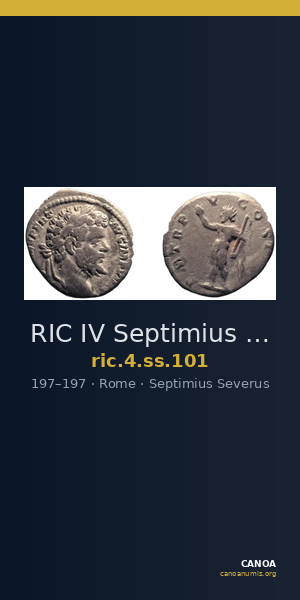 RIC IV Septimius Severus 101 — CANOA