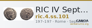 RIC IV Septimius Severus 101 — CANOA