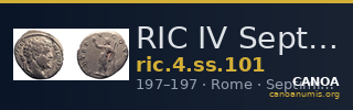 RIC IV Septimius Severus 101 — CANOA