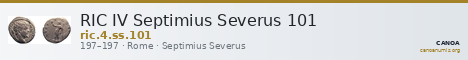 RIC IV Septimius Severus 101 — CANOA