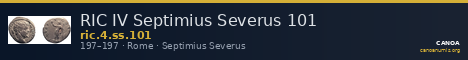 RIC IV Septimius Severus 101 — CANOA