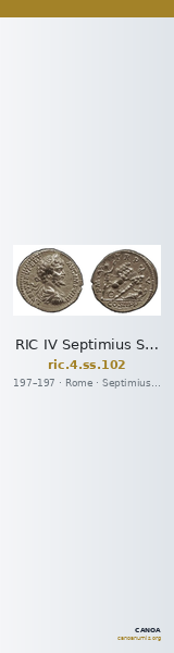 RIC IV Septimius Severus 102 — CANOA