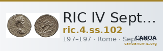 RIC IV Septimius Severus 102 — CANOA