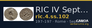RIC IV Septimius Severus 102 — CANOA