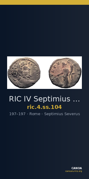 RIC IV Septimius Severus 104 — CANOA