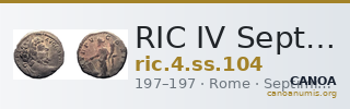 RIC IV Septimius Severus 104 — CANOA