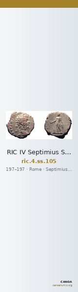 RIC IV Septimius Severus 105 — CANOA