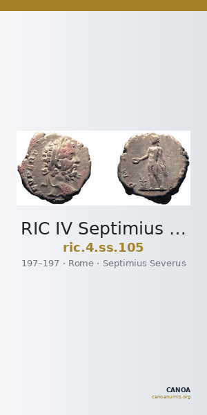 RIC IV Septimius Severus 105 — CANOA