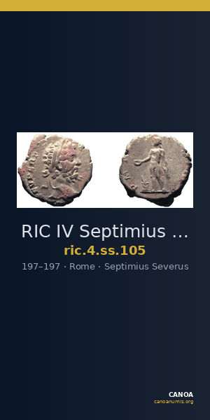 RIC IV Septimius Severus 105 — CANOA