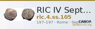 RIC IV Septimius Severus 105 — CANOA