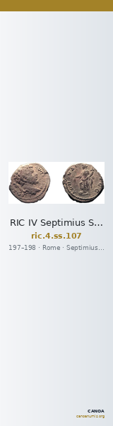 RIC IV Septimius Severus 107 — CANOA