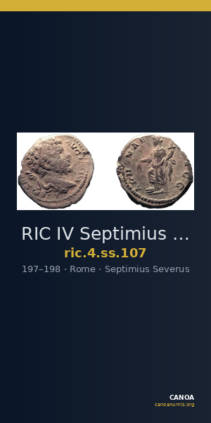 RIC IV Septimius Severus 107 — CANOA