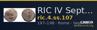 RIC IV Septimius Severus 107 — CANOA